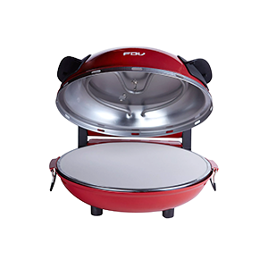 Horno eléctrico para pizza FDV Nápoles rojo